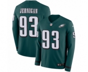 Men's Nike Philadelphia Eagles #93 Timmy Jernigan Limited Green Therma Long Sleeve NFL Jersey Men's Nike Philadelphia Eagles #93 Timmy Jernigan Limited Green Therma Long Sleeve NFL Jersey
