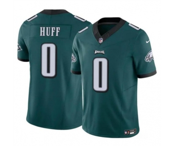 Men's Philadelphia Eagles #0 Bryce Huff Green 2024 F.U.S.E. Vapor Untouchable Limited Football Stitched Jersey