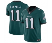 Men's Philadelphia Eagles #11 Jihaad Campbell Green 2026 F.U.S.E. Vapor Untouchable Limited Football Stitched Jersey Men's Philadelphia Eagles #11 Jihaad Campbell Green 2026 F.U.S.E. Vapor Untouchable Limited Football Stitched Jersey