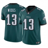 Men's Philadelphia Eagles #13 Dontayvion Wicks Green 2026 F.U.S.E. Vapor Untouchable Limited Football Stitched Jersey