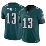 Men's Philadelphia Eagles #13 Elijah Moore Green 2026 F.U.S.E. Vapor Untouchable Limited Stitched Football Jersey