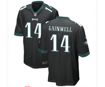 Men's Philadelphia Eagles #14 Gainwell  Black Vapor Untouchable Limited Player Football Jersey
