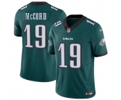 Men's Philadelphia Eagles #19 Kyle McCord Green 2025 Draft New F.U.S.E. Vapor Untouchable Limited Football Stitched Jersey