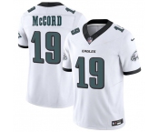 Men's Philadelphia Eagles #19 Kyle McCord White 2025 Draft New F.U.S.E. Vapor Untouchable Limited Football Stitched Jersey