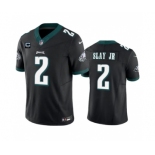 Men's Philadelphia Eagles #2 Darius Slay JR Black 2023 F.U.S.E. With 2-Star C Patch Vapor Untouchable Limited Football Stitched Jersey