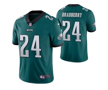 Men's Philadelphia Eagles #24 James Bradberry Green Vapor Untouchable Limited Stitched Jersey