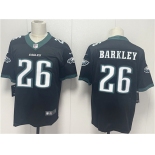 Men's Philadelphia Eagles #26 Saquon Barkley Black 2024 New Vapor Untouchable Limited Football Stitched Jersey