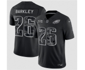 Men's Philadelphia Eagles #26 Saquon Barkley Black F.U.S.E. 2026 Salute to Service Limited Football Stitched Jersey Men's Philadelphia Eagles #26 Saquon Barkley Black F.U.S.E. 2026 Salute to Service Limited Football Stitched Jersey