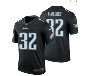 Mens Philadelphia Eagles #32 Reed Blankenship Nike Black Vapor Limited Jersey