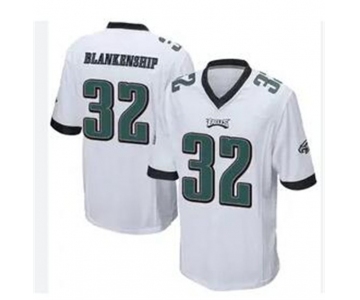 Mens Philadelphia Eagles #32 Reed Blankenship Nike White Vapor Limited Jersey