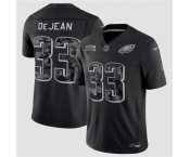 Men's Philadelphia Eagles #33 Cooper DeJean Black F.U.S.E. 2026 Salute to Service Limited Football Stitched Jersey Men's Philadelphia Eagles #33 Cooper DeJean Black F.U.S.E. 2026 Salute to Service Limited Football Stitched Jersey