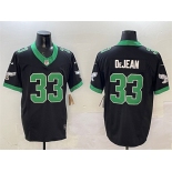 Men's Philadelphia Eagles #33 Cooper DeJean Black F.U.S.E Vapor Untouchable Limited Stitched Football Jersey