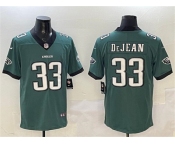 Men's Philadelphia Eagles #33 Cooper DeJean Green 2024 New Vapor Untouchable Limited Football Stitched Jersey