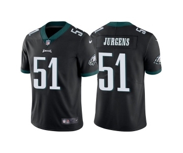 Men's Philadelphia Eagles #51 Cameron Jurgens Black Vapor Untouchable Limited Stitched Jersey