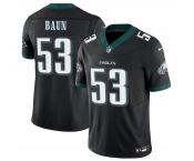 Men's Philadelphia Eagles #53 Zack Baun Black 2025 F.U.S.E. Vapor Untouchable Limited Football Stitched Jersey