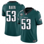 Men's Philadelphia Eagles #53 Zack Baun Green 2026 F.U.S.E. 2-Star C Patch Vapor Untouchable Limited Football Stitched Jersey Men's Philadelphia Eagles #53 Zack Baun Green 2026 F.U.S.E. 2-Star C Patch Vapor Untouchable Limited Football Stitched Jersey