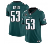 Men's Philadelphia Eagles #53 Zack Baun Green 2026 F.U.S.E. 2-Star C Patch Vapor Untouchable Limited Football Stitched Jersey Men's Philadelphia Eagles #53 Zack Baun Green 2026 F.U.S.E. 2-Star C Patch Vapor Untouchable Limited Football Stitched Jersey