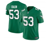 Men's Philadelphia Eagles #53 Zack Baun Kelly Green 2025 F.U.S.E. Vapor Untouchable Limited Football Stitched Jersey