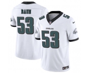 Men's Philadelphia Eagles #53 Zack Baun White 2025 F.U.S.E. Vapor Untouchable Limited Football Stitched Jersey