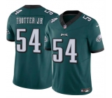 Men's Philadelphia Eagles #54 Jeremiah Trotter Jr Green 2024 Draft F.U.S.E. Vapor Untouchable Limited Football Stitched Jersey