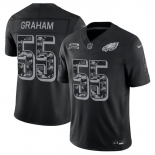 Men's Philadelphia Eagles #55 Brandon Graham Black F.U.S.E. 2026 Salute to Service Limited Football Stitched Jersey Men's Philadelphia Eagles #55 Brandon Graham Black F.U.S.E. 2026 Salute to Service Limited Football Stitched Jersey
