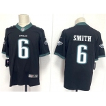 Men's Philadelphia Eagles #6 DeVonta Smith Black 2024 New Vapor Untouchable Limited Football Stitched Jersey