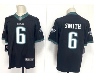 Men's Philadelphia Eagles #6 DeVonta Smith Black 2024 New Vapor Untouchable Limited Football Stitched Jersey