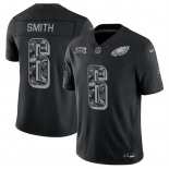 Men's Philadelphia Eagles #6 DeVonta Smith Black F.U.S.E. 2026 Salute to Service Limited Football Stitched Jersey