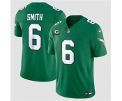 Men's Philadelphia Eagles #6 DeVonta Smith Kelly Green 2026 F.U.S.E. 2-Star C Patch Throwback Vapor Untouchable Limited Football Stitched Jersey Men's Philadelphia Eagles #6 DeVonta Smith Kelly Green 2026 F.U.S.E. 2-Star C Patch Throwback Vapor Untouchable Limited Football Stitched Jersey