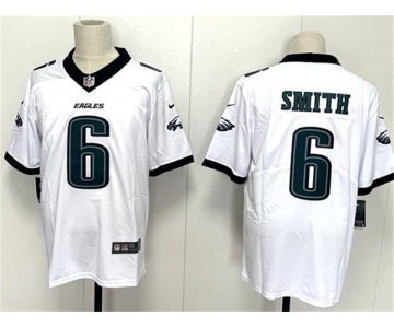 Men's Philadelphia Eagles #6 DeVonta Smith White 2024 New Vapor Untouchable Limited Football Stitched Jersey