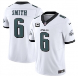 Men's Philadelphia Eagles #6 DeVonta Smith White 2026 F.U.S.E. 2-Star C Patch Vapor Untouchable Limited Football Stitched Jersey
