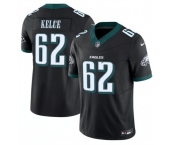 Men's Philadelphia Eagles #62 Jason Kelce Black 2024 F.U.S.E. Vapor Untouchable Limited Football Stitched Jersey