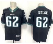 Men's Philadelphia Eagles #62 Jason Kelce Black 2024 New Vapor Untouchable Limited Football Stitched Jersey