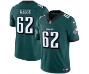 Men's Philadelphia Eagles #62 Jason Kelce Green 2024 F.U.S.E. Vapor Untouchable Limited Football Stitched Jersey
