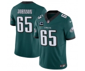 Men's Philadelphia Eagles #65 Lane Johnson Green 2025 F.U.S.E. With 4-Star C Patch Vapor Untouchable Limited Stitched Football Jersey