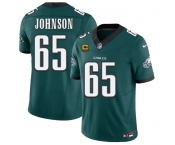 Men's Philadelphia Eagles #65 Lane Johnson Green 2026 F.U.S.E. 4-Star C Patch Vapor Untouchable Limited Football Stitched Jersey Men's Philadelphia Eagles #65 Lane Johnson Green 2026 F.U.S.E. 4-Star C Patch Vapor Untouchable Limited Football Stitched Jersey