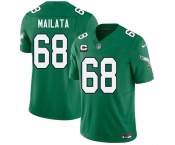 Men's Philadelphia Eagles #65 Lane Johnson Kelly Green 2026 F.U.S.E. 4-Star C Patch Throwback Vapor Untouchable Limited Football Stitched Jersey Men's Philadelphia Eagles #65 Lane Johnson Kelly Green 2026 F.U.S.E. 4-Star C Patch Throwback Vapor Untouchable Limited Football Stitched Jersey