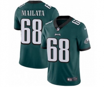 Men's Philadelphia Eagles #68 Jordan Mailata Green Men's Stitched Football Vapor Untouchable Limited Jersey