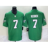 Men's Philadelphia Eagles #7 Haason Reddick Green 2023 FUSE Vapor Limited Throwback Stitched Jersey