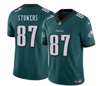 Men's Philadelphia Eagles #87 Eli Stowers Green 2026 Draft F.U.S.E. Vapor Untouchable Limited Football Stitched Jersey
