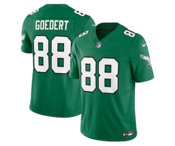 Men's Philadelphia Eagles #88 Dallas Goedert Green 2023 F.U.S.E. Vapor Limited Throwback Jersey