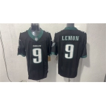 Men's Philadelphia Eagles #9 Makai Lemon Black 2026 F.U.S.E. Draft Vapor Untouchable Limited Football Stitched Jersey