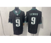 Men's Philadelphia Eagles #9 Makai Lemon Black 2026 F.U.S.E. Draft Vapor Untouchable Limited Football Stitched Jersey Men's Philadelphia Eagles #9 Makai Lemon Black 2026 F.U.S.E. Draft Vapor Untouchable Limited Football Stitched Jersey