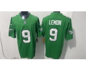 Men's Philadelphia Eagles #9 Makai Lemon Green 2026 F.U.S.E. Draft Vapor Untouchable Limited Football Stitched Jersey Men's Philadelphia Eagles #9 Makai Lemon Green 2026 F.U.S.E. Draft Vapor Untouchable Limited Football Stitched Jersey