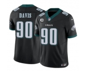 Men's Philadelphia Eagles #90 Jordan Davis Black 2026 F.U.S.E. 1-Star C PatchVapor Untouchable Limited Football Stitched Jersey Men's Philadelphia Eagles #90 Jordan Davis Black 2026 F.U.S.E. 1-Star C PatchVapor Untouchable Limited Football Stitched Jersey