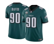 Men's Philadelphia Eagles #90 Jordan Davis Green 2026 F.U.S.E. 1-Star C Patch Vapor Untouchable Limited Football Stitched Jersey Men's Philadelphia Eagles #90 Jordan Davis Green 2026 F.U.S.E. 1-Star C Patch Vapor Untouchable Limited Football Stitched Jersey