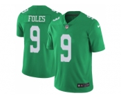 Nike Philadelphia Eagles #9 Nick Foles Green Men Stitched NFL Limited Rush Jersey Nike Philadelphia Eagles #9 Nick Foles Green Men Stitched NFL Limited Rush Jersey