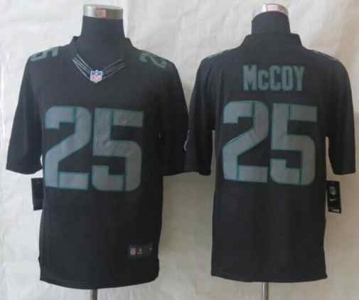 nike nfl jerseys philadelphia eagles #25 mccoy black[nike impact limited]