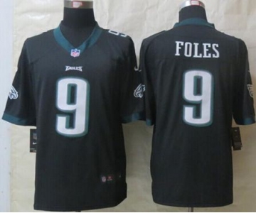 nike nfl jerseys philadelphia eagles #9 foles black[nike limited]