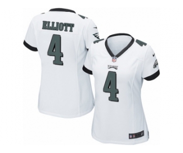 Women Nike Philadelphia Eagles #4 Jake Elliott Game White NFL Jersey